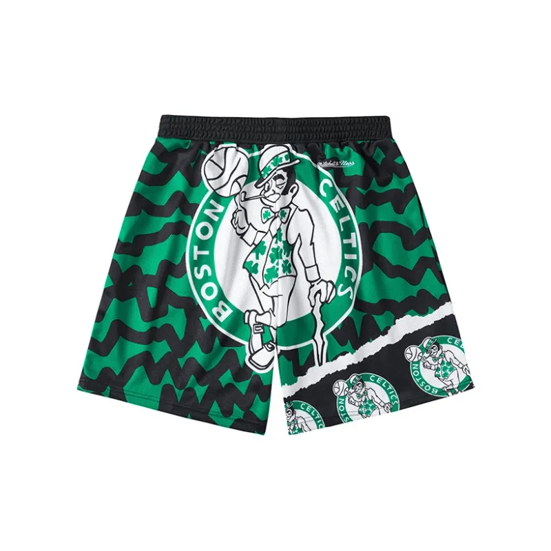 Mitchell & Ness Basketball Shorts Men's Green-1