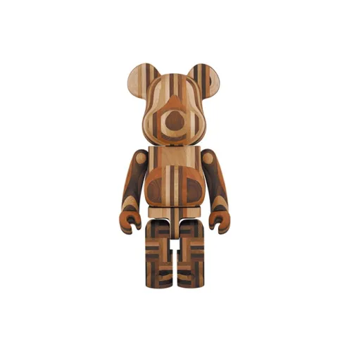 BE@RBRICK x Karimoku Wooden Delivery Trendy Figures 70cm