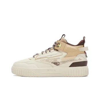 Erke Mid Top Skateboard Shoes Men's Warm Linen