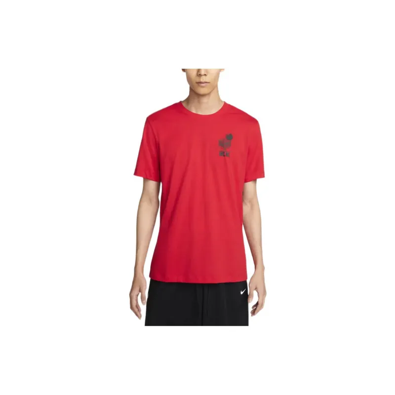 Nike T Shirt Men's University Red-1