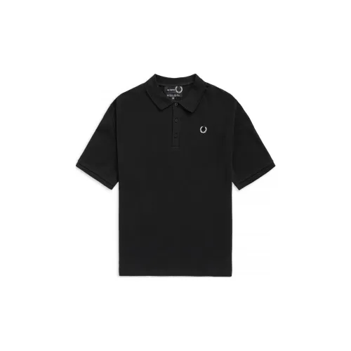 Fred Perry X RAF SIMONS Polo Shirts Men Black