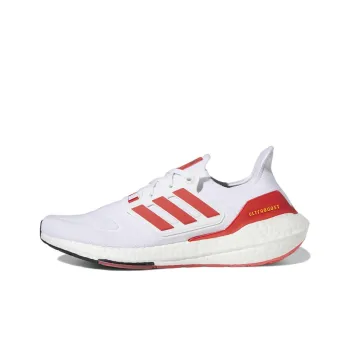 Adidas Ultra Boost 22 White Vivid Red