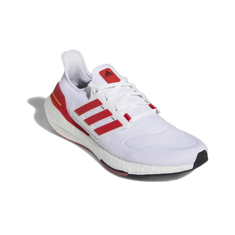 Adidas Ultra Boost 22 White Vivid Red-2