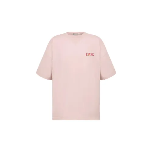 DIOR Quarterly New Products T-Shirts Men Pink