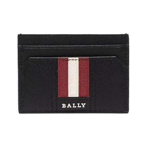 BALLY Striped Leather Cardholder