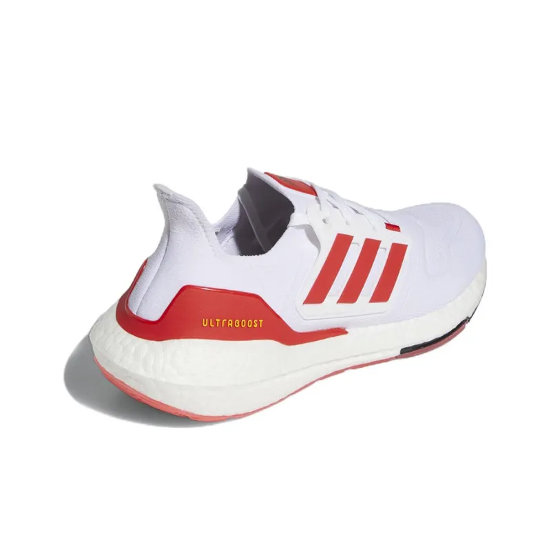 Adidas Ultra Boost 22 White Vivid Red-3