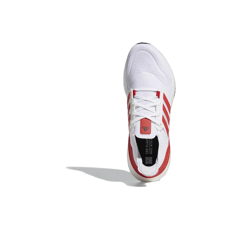 Adidas Ultra Boost 22 White Vivid Red-4