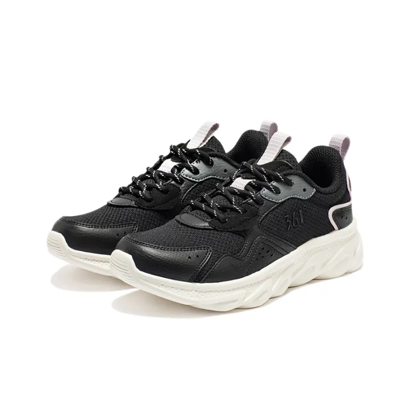 361° Low Top Running Shoes Women's Black Purple-2
