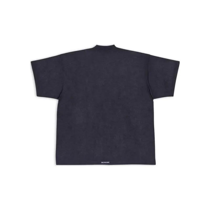 Balenciaga Women's Vintage Tab Oversized T Shirt-1