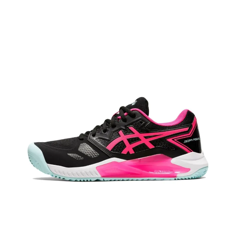 Asics Gel-Challenger 13 Cushioning Anti-Slip And Wear-Resistant Low-Top Tennis Shoes Women's Black Pink-0