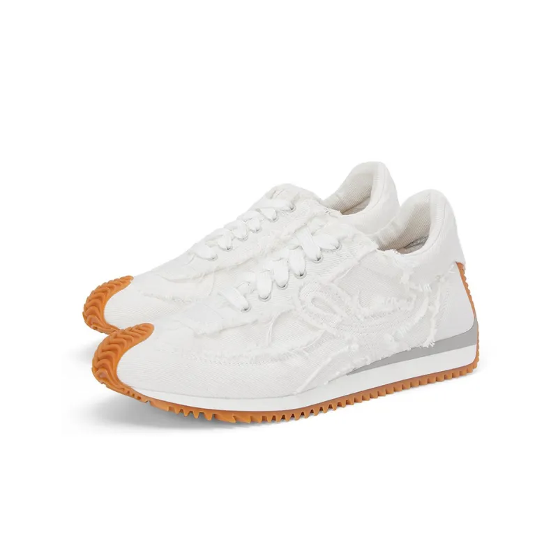 LOEWE Flow Runner Low Top Casual Shoes Women's White-2
