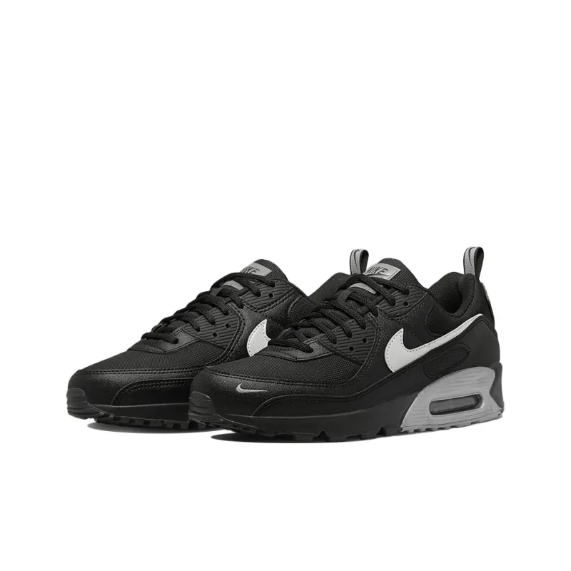 Nike Air Max 90 Black Metallic Silver Mini Swoosh-2