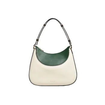 MARNI Smooth Calf Leather Hobo Bag, Handbag, Shoulder Bag Small Size Women's