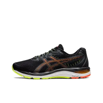 Asics Gel-Stratus Low-Top Running Shoes Men's Black Orange