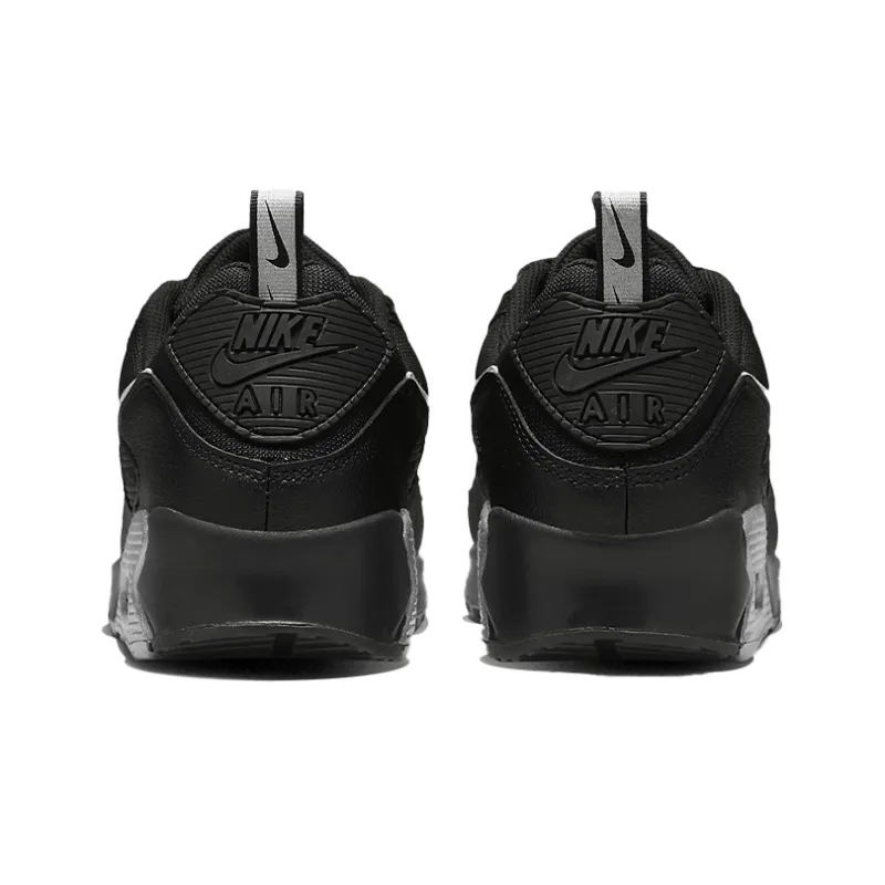 Nike Air Max 90 Black Metallic Silver Mini Swoosh-4