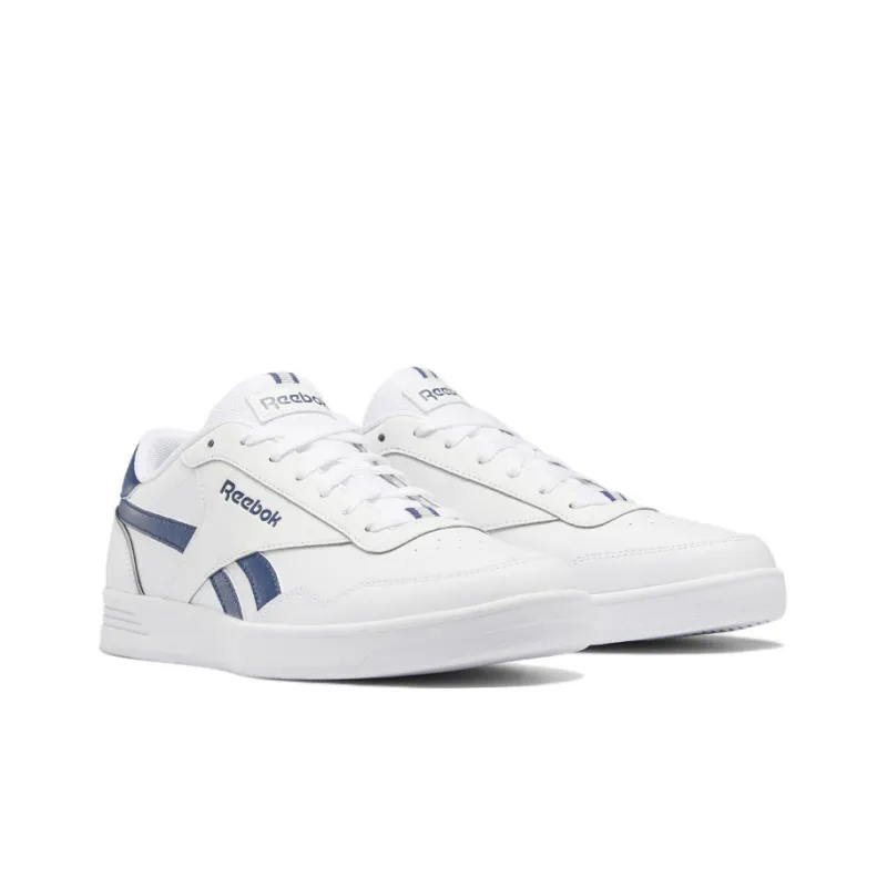 Reebok Royal Techque T Anti-Slip Wear-Resistant Low-Top Skateboard Shoes White Blue-2