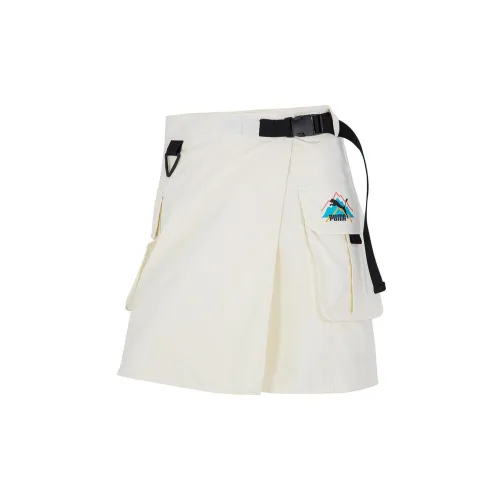 PUMA Casual Short Skirts Women's Beige