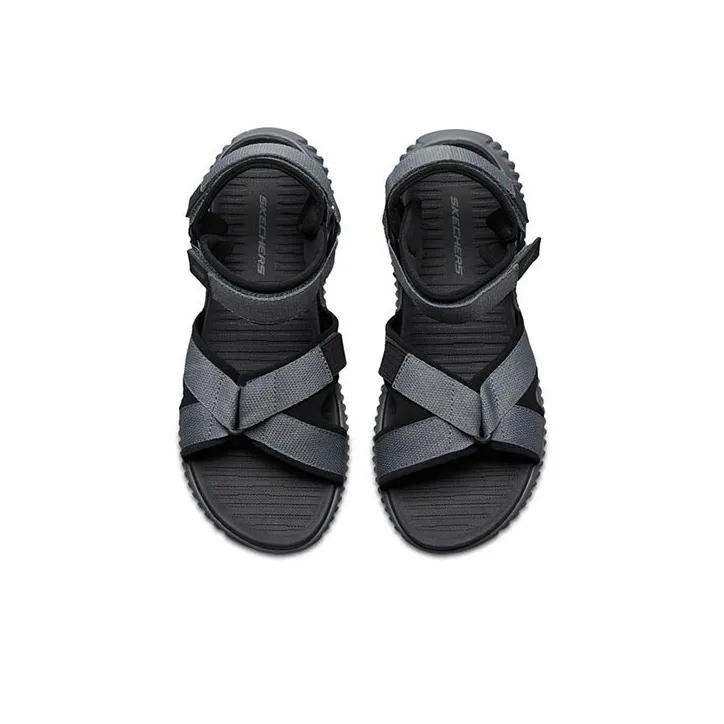 Skechers Elite Flex Sandal 'Grey Black'-4