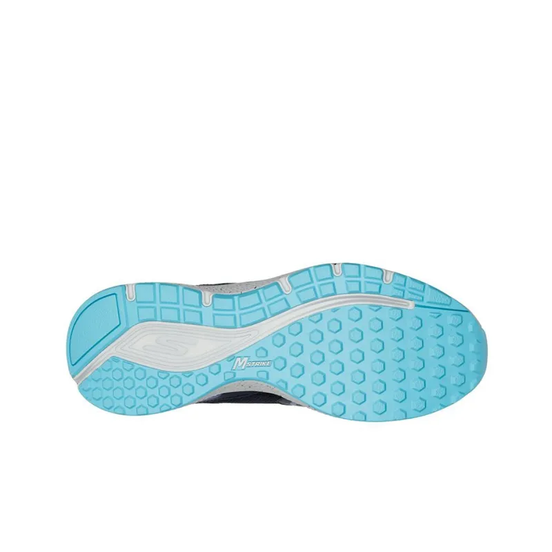 Skechers Go Run Consistent Cushioning Anti Slip And Wear Resistant Low Top Running Shoes Women's Blue Purple-4