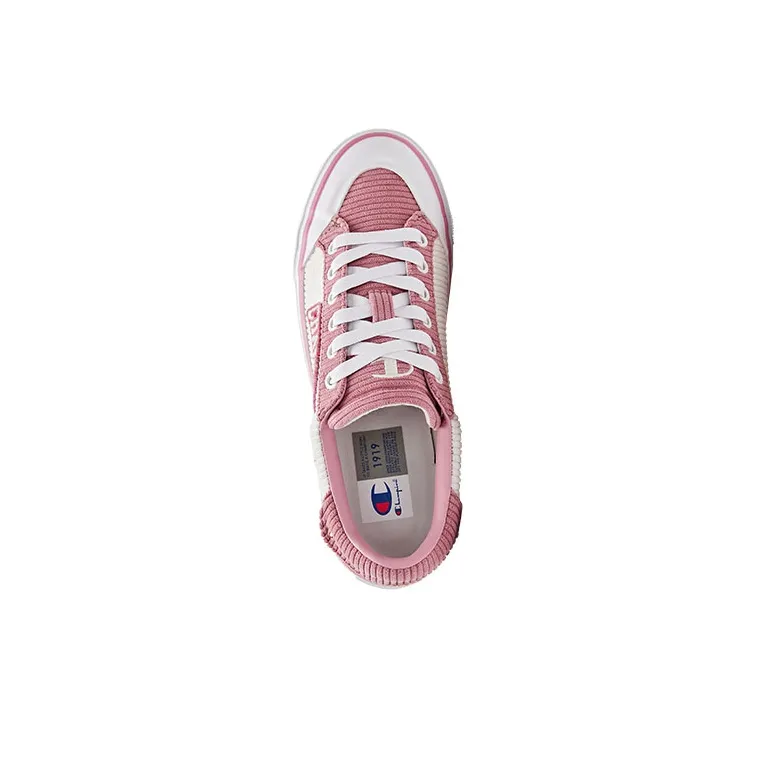 Champion Campus Star 1.0 Skateboard Shoes Women's Low Top Pastel Pink/Milk White-2