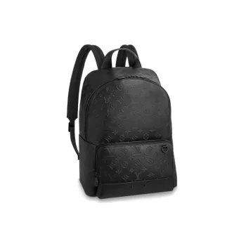 LOUIS VUITTON Racer Calfskin Backpack Regular Men's Black