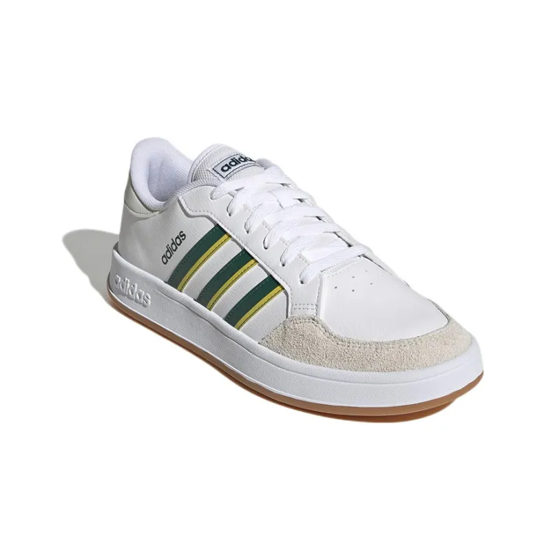 Adidas Neo Breaknet Court Lifestyle Shoes 'Collegiate Green Impact Yellow'-2