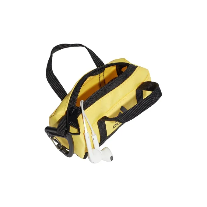 Adidas Polyamide Key Pouch Mini Unisex Yellow & Black-3