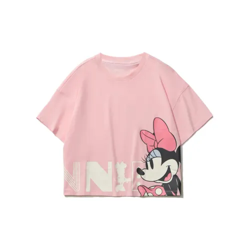 LINING Disney Crop Tops Women's Pink