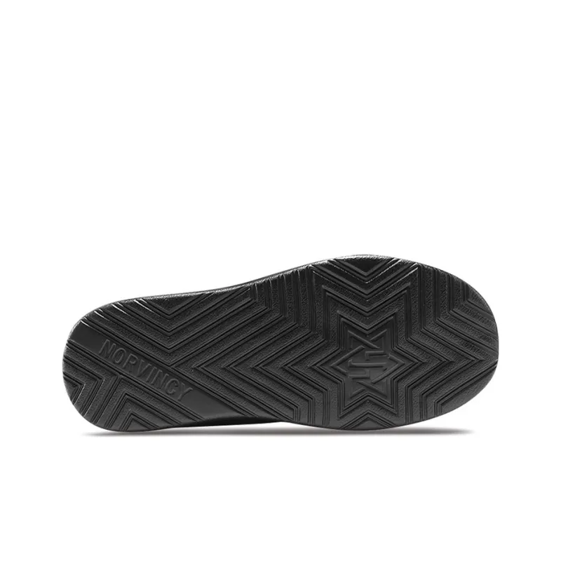NORVINCY Stylish Skateboarding Shoes Unisex Black-5