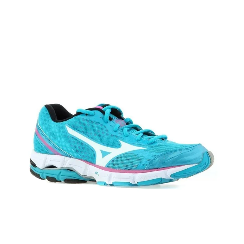 Mizuno Wave Connect Cushioning Anti-Slip And Wear-Resistant Low-Top Running Shoes Women's Blue White-2
