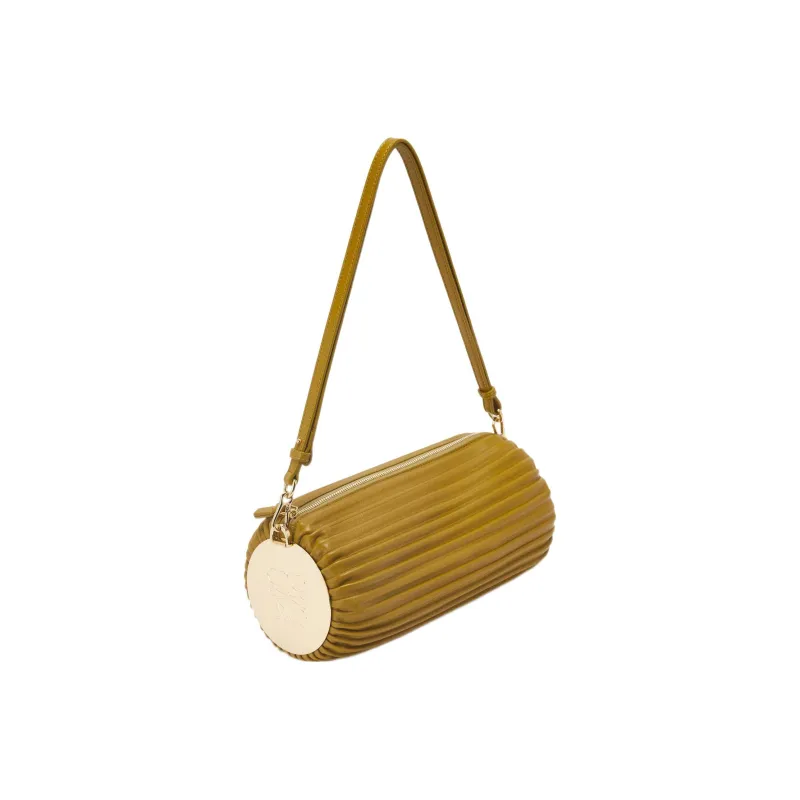 LOEWE Bracelet Napa Calf Leather Clutches Shoulder Bags Women's Ochre-2