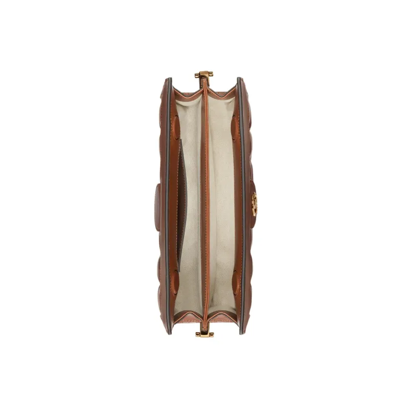 GUCCI GG Matelassé Leather Chain Shoulder Bag Shoulder Bags Handbags Women's Brown-5