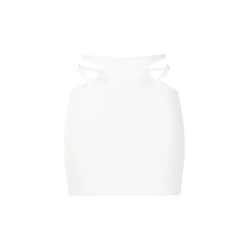 DION LEE Casual Short Skirts Women's White