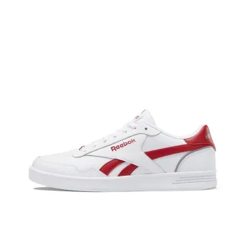 Reebok Royal Techque T Anti-Slip Wear-Resistant Low-Top Skateboard Shoes Men's White Red