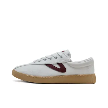 TRETORN Nylite OG Classic Slip Resistant, Abrasion Resistant, Breathable Low Top Skateboard Shoes Unisex Dark Red