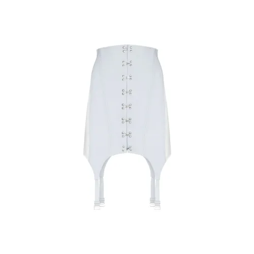 DION LEE Casual Short Skirts Women's White