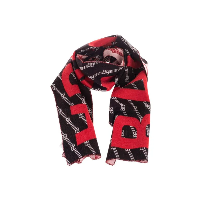 Balenciaga Knit Scarves Women's Black-1