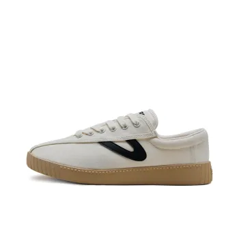 TRETORN Nylite OG Classic Low Top Skateboard Shoes Unisex Beige Dark Gray
