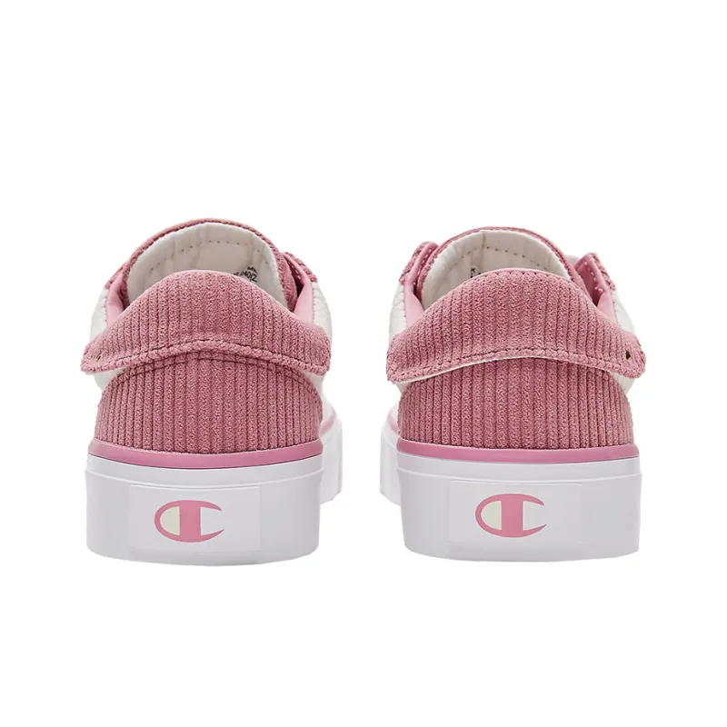 Champion Campus Star 1.0 Skateboard Shoes Women's Low Top Pastel Pink/Milk White-3