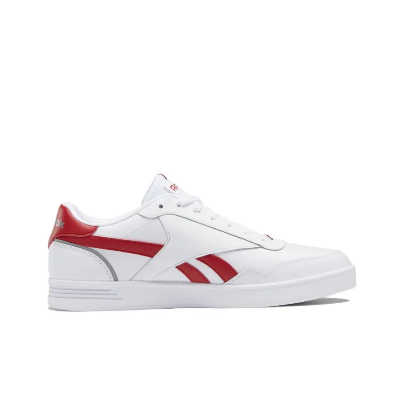 Reebok Royal Techque T Anti-Slip Wear-Resistant Low-Top Skateboard Shoes Men's White Red-1