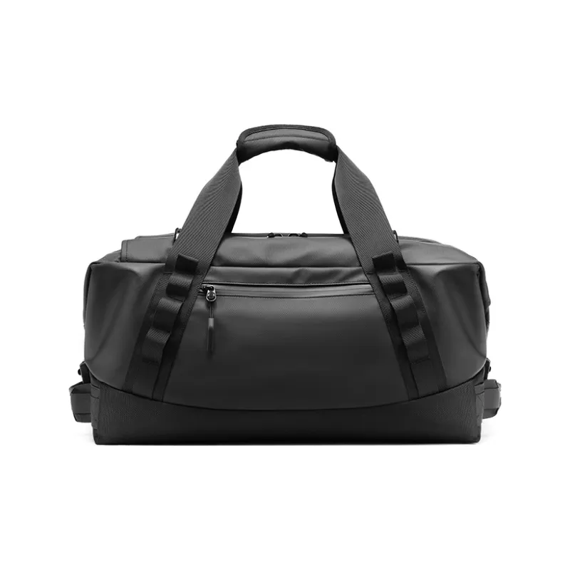 OUTWALK Oxford Gym Bag Portable Crossbody Bag Shoulder Bag Travel Bag Regular Men's Black-1