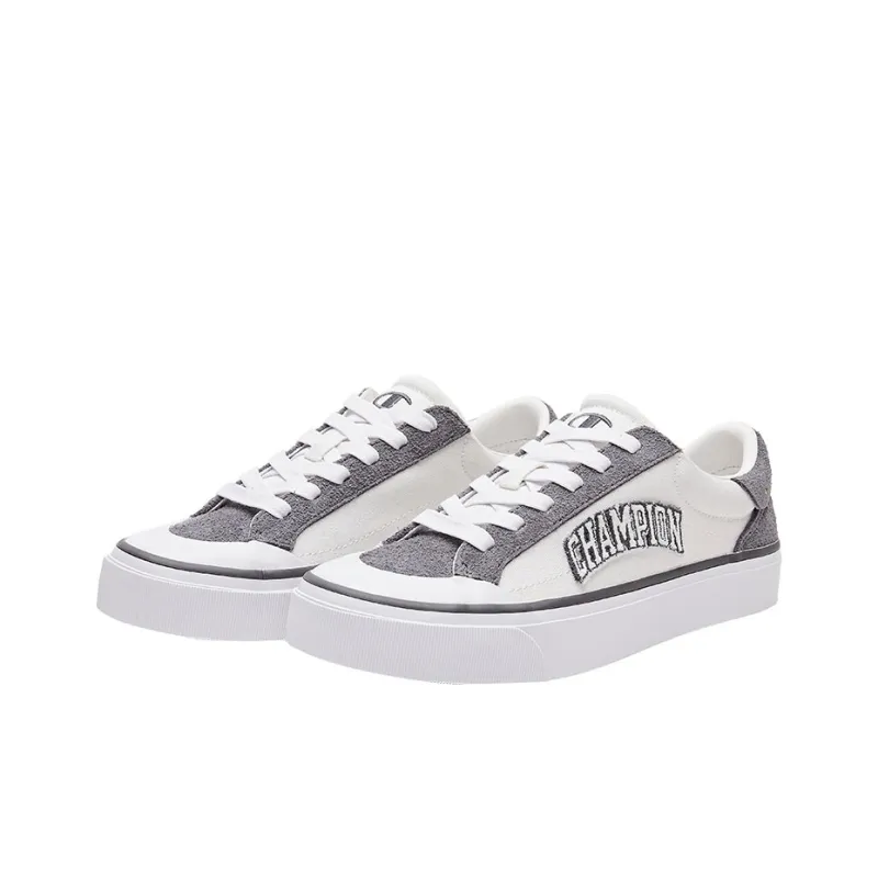 Champion Campus Star 1.0 Campus Collection, Star Kid Shoes Low Top Skateboard Shoes Women's Gray White-1