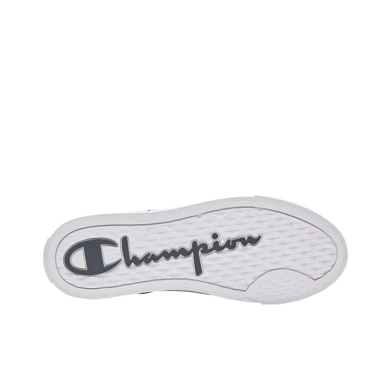 Champion Campus Star 1.0 Campus Collection Low Top Skateboard Shoes Men's Gray White-4