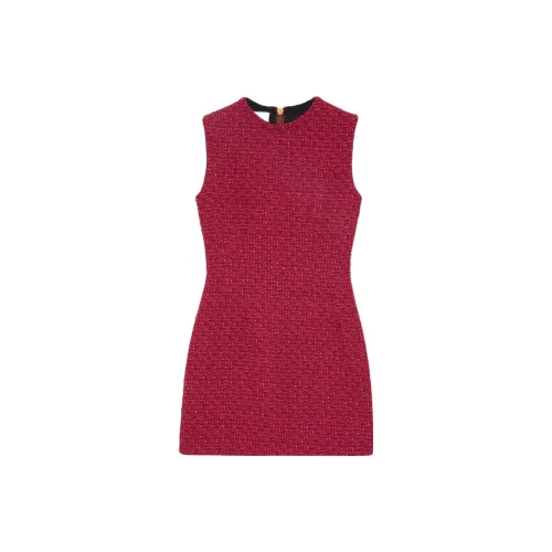 GUCCI Sleeveless Dresses Women's Red