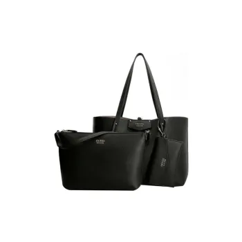 GUESS PU Combo Bag, Shoulder Bag, Handbag Regular Women's Black