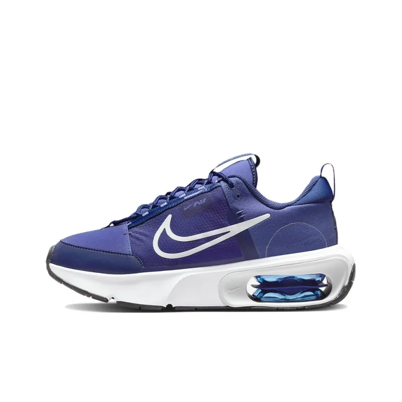 Nike Air Max INTRLK Cushioning, Slip Resistant, Abrasion Resistant, Breathable Low Top Sports Casual Shoes Women's Blue-0