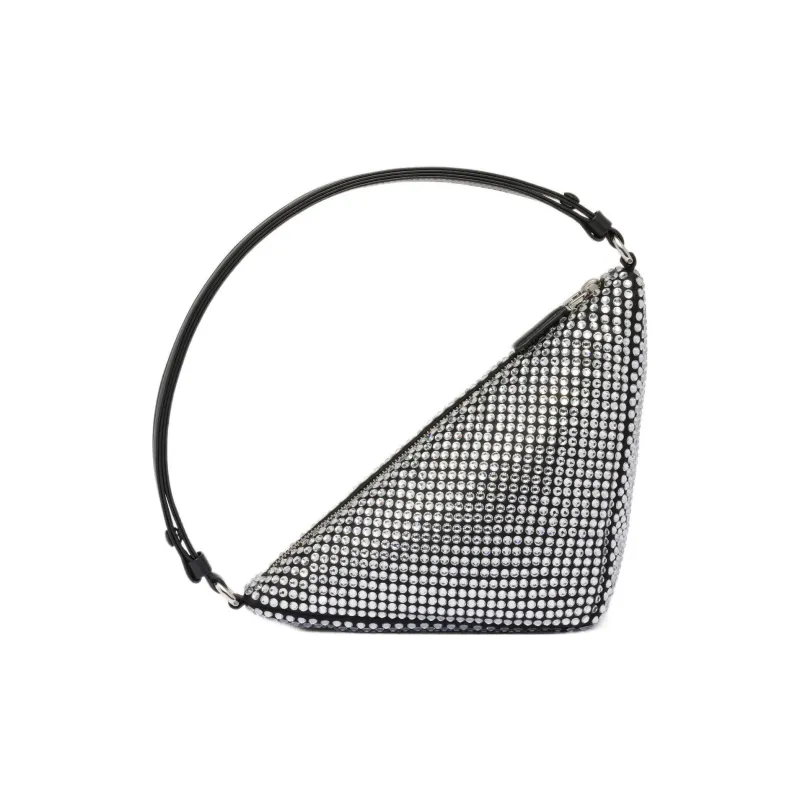 PRADA Crystal Shoulder Bag, Handbag Regular Women's Crystal-4