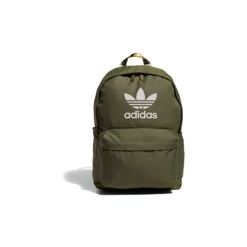 Adidas Originals Polyester Backpack Regular Unisex Dark Olive Green