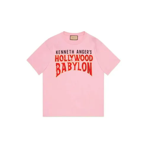 GUCCI T-Shirts Unisex Pink