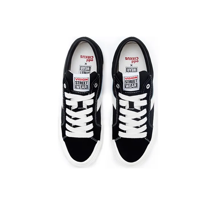 Odd CIRKUS x Vision Street Wear Astley Pro Anti-Slip Wear-Resistant Low-Top Skateboard Shoes Unisex Black-4